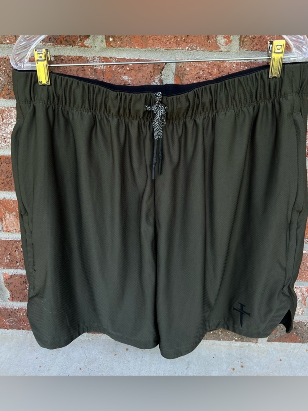 Men's Three Nails Dark pine  Athletic Shorts -size Xxl